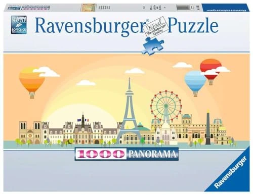 Une journée à Paris — panorama — 1000 pièces — visuel de la référence