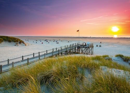 Coucher de soleil sur Amrum — 1000 pièces — visuel de la référence