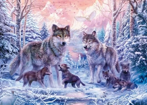 Loups arctiques — 1000 pièces — visuel de la référence