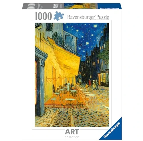 Terrasse de café, le soir — 1000 pièces