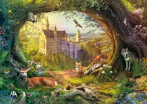 Le Château dans la forêt magique — 1000 pièces — visuel de la référence