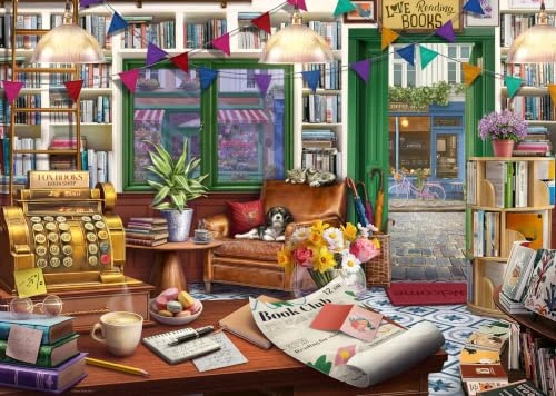 La Bibliothèque des amoureux des livres — 1000 pièces — visuel de la référence
